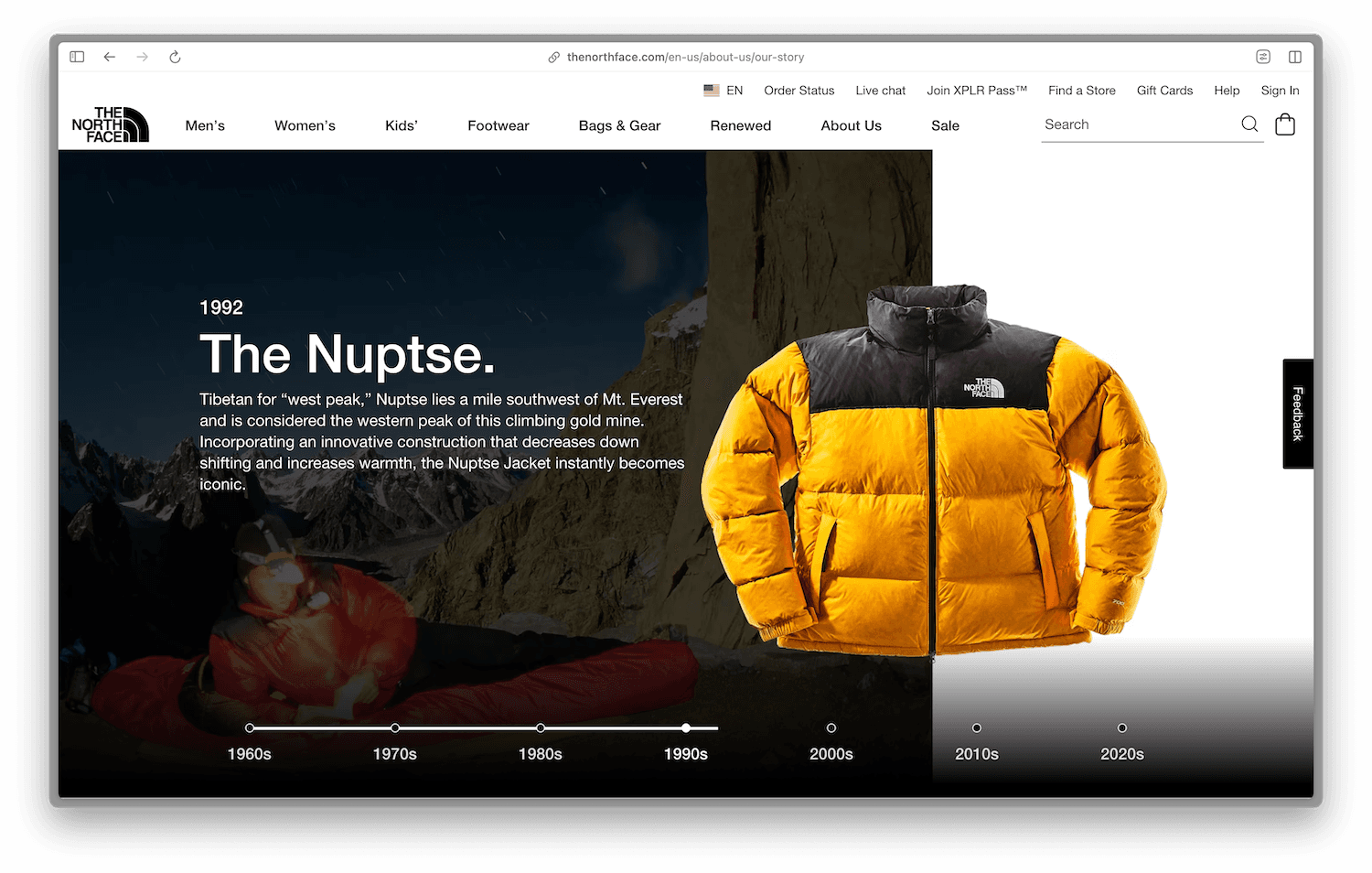 VF Corporation screenshot 2